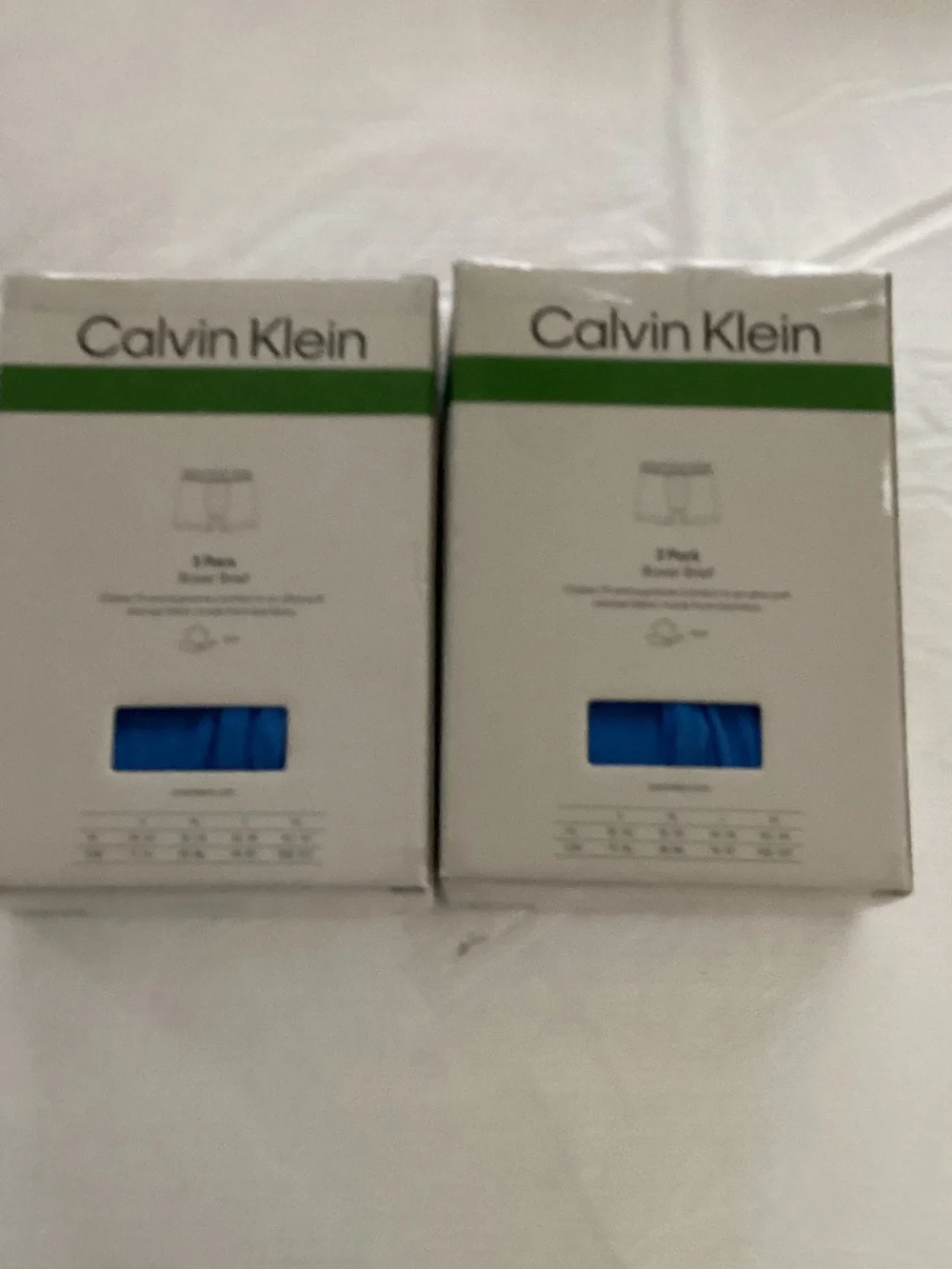 2 Packs of Calvin Klein Boxer Briefs Size XL